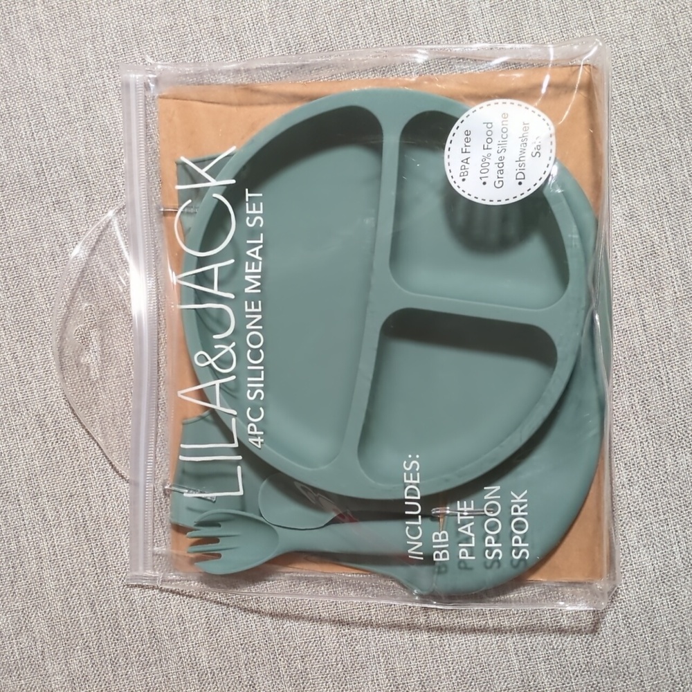 Lila & Jack 4 Piece Silicone Meal Set